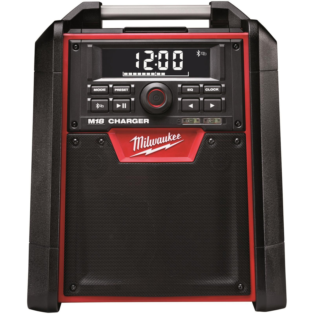 Milwaukee M18 Jobsite Radio Charger with Bluetooth Bare Unit M18RC-0 White Rose Tools