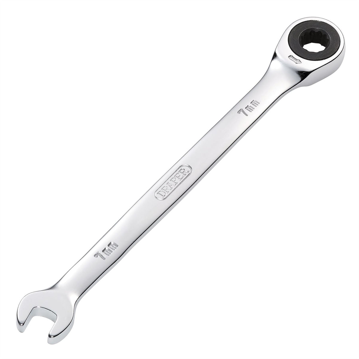 Draper Metric Ratcheting Combination Spanner 7mm 31004 White Rose Tools