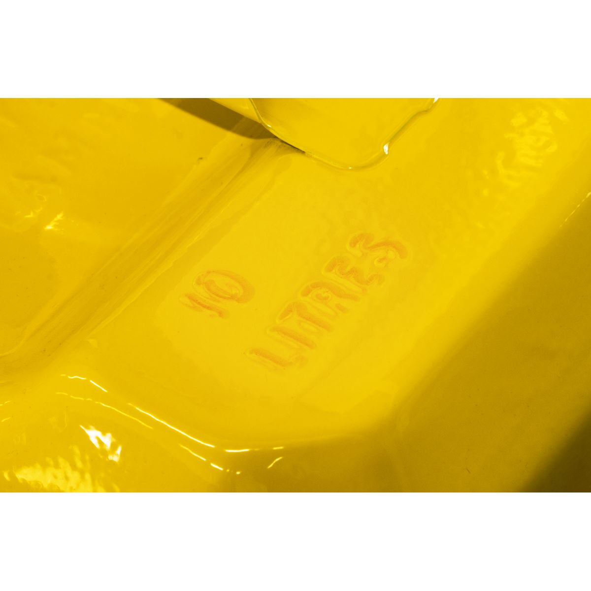 Sealey Explosive-Safe Jerry Can 10L - Yellow White Rose Tools