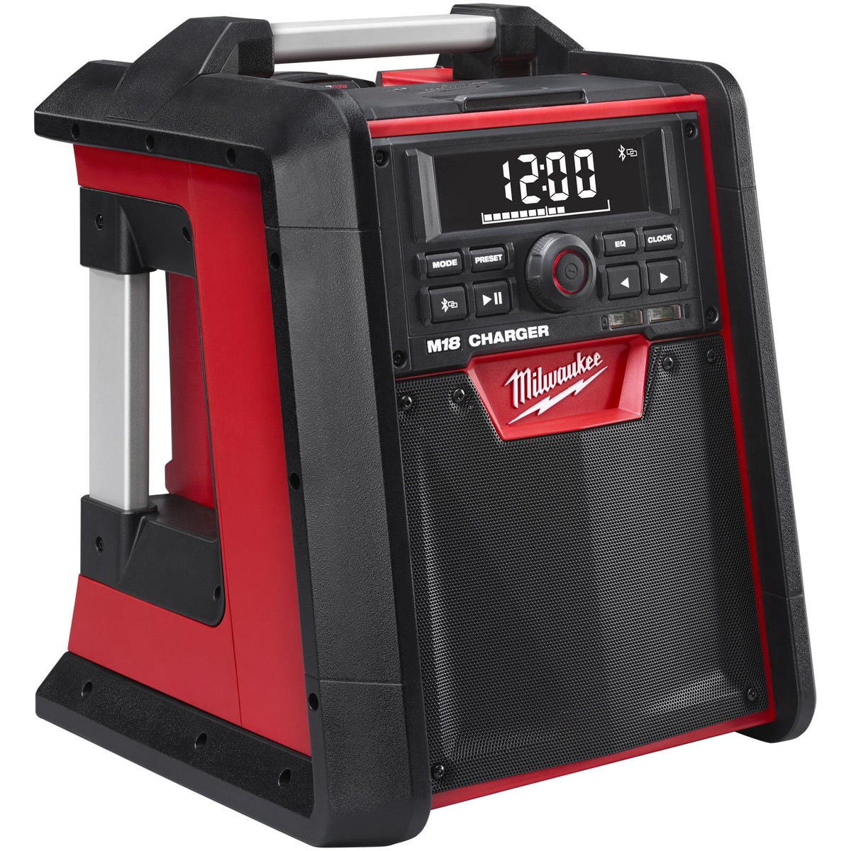 Milwaukee M18 Jobsite Radio Charger with Bluetooth Bare Unit M18RC-0 White Rose Tools