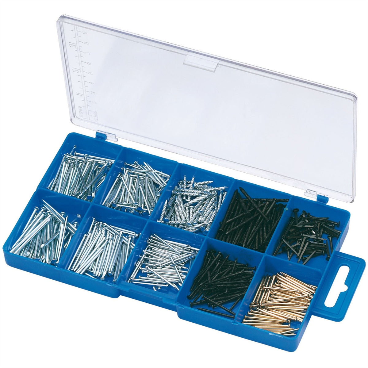 Draper Nail and Pin Assortment (485 Piece) 69042 White Rose Tools