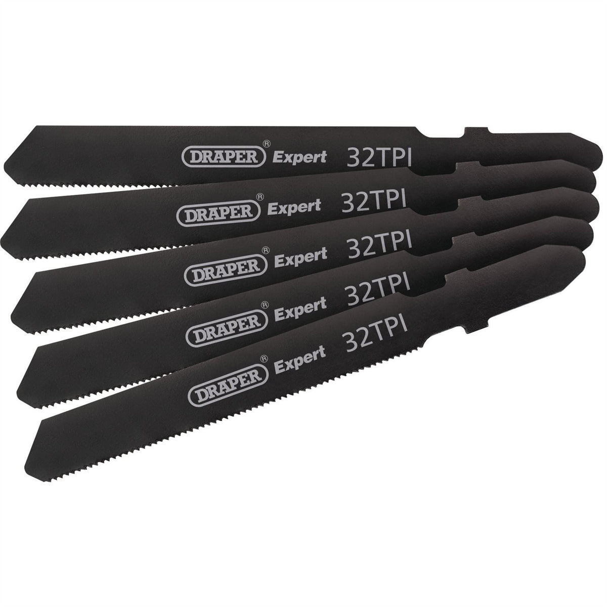 Draper DT118G Jigsaw Blade Set 92mm (5 Piece) 81731 White Rose Tools