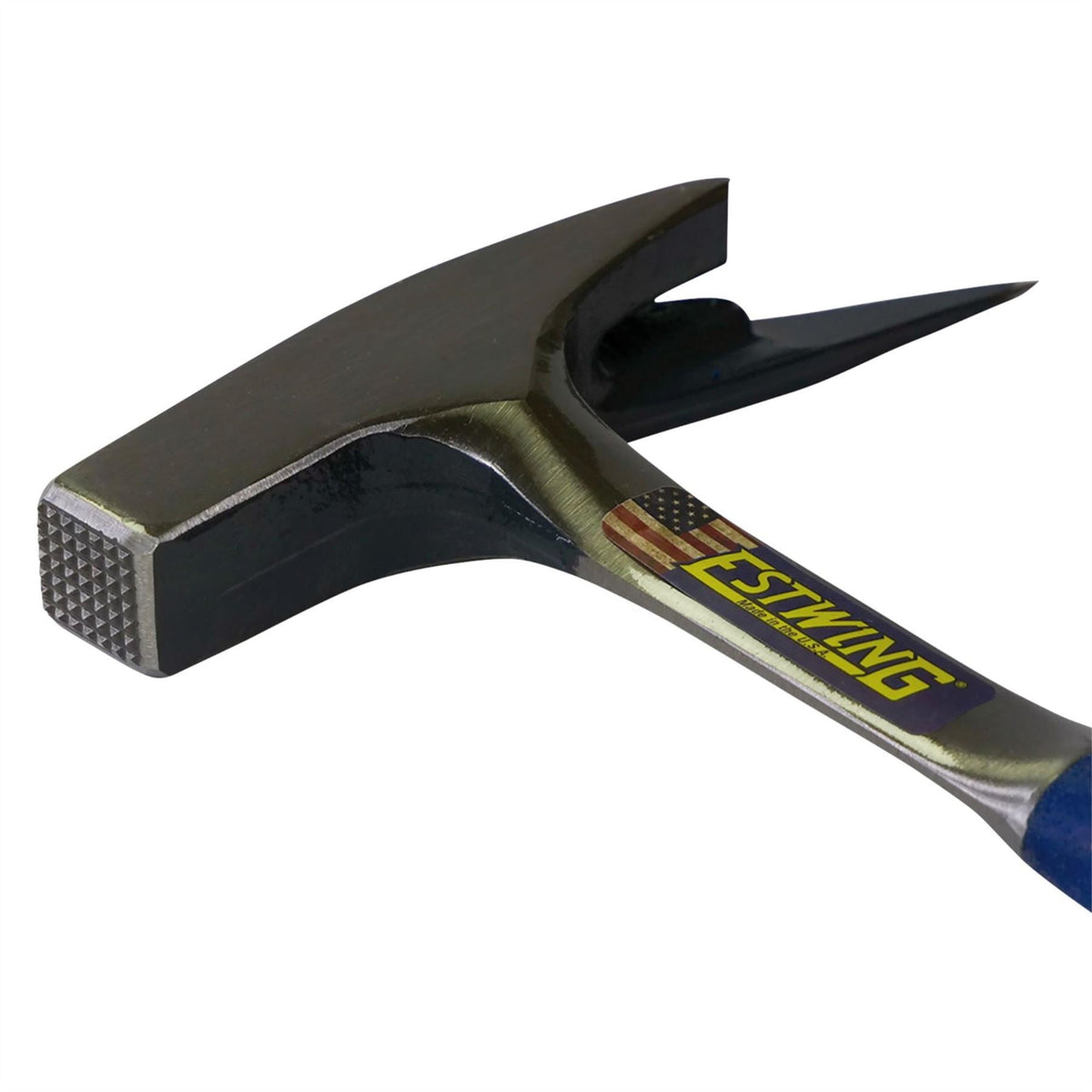 Estwing E3-239MM Magnetised Milled Face Roofers Pick Hammer (German Pattern) 21oz/600g 23558 White Rose Tools
