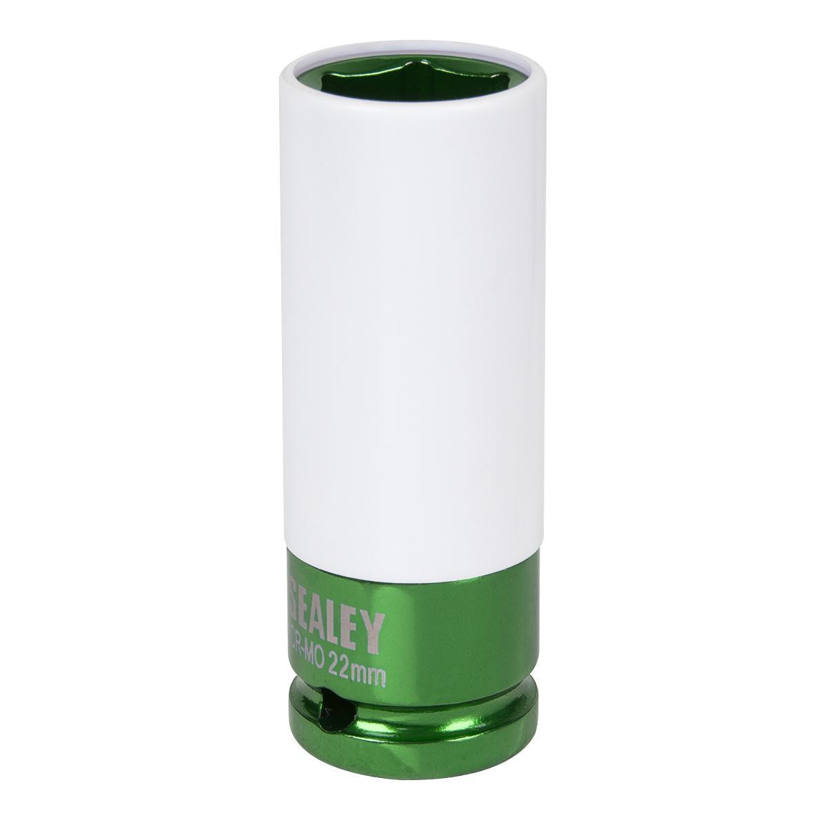 Sealey Alloy Wheel Impact Socket 1/2"Sq Drive 22mm White Rose Tools