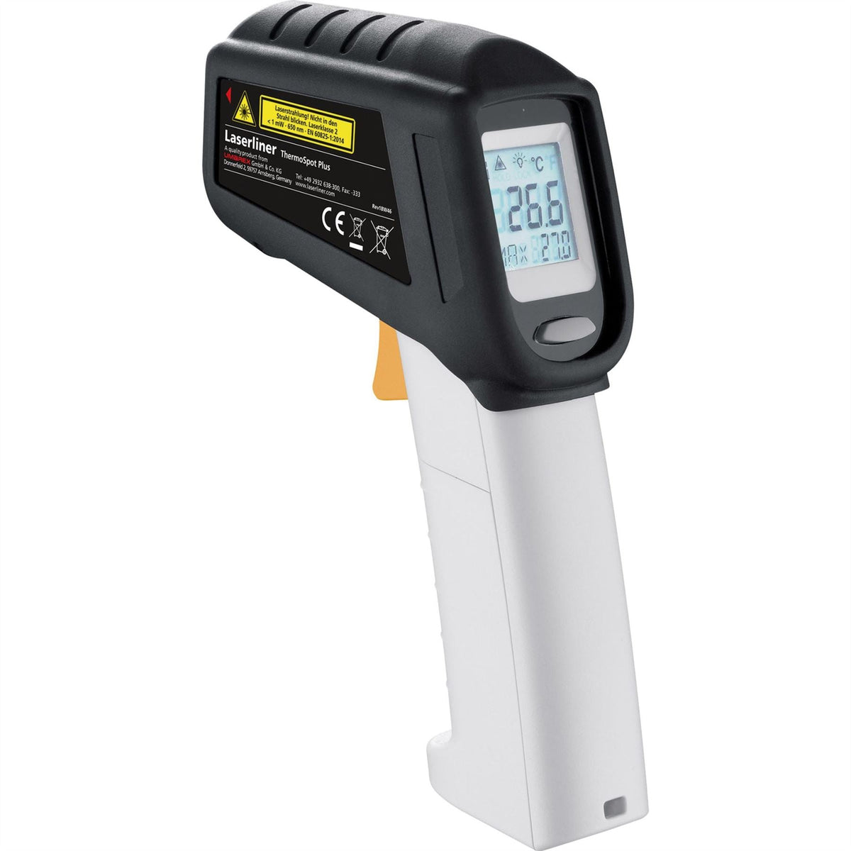 Laserliner 082.042A ThermoSpot Plus Infrared Thermometer 31984 White Rose Tools