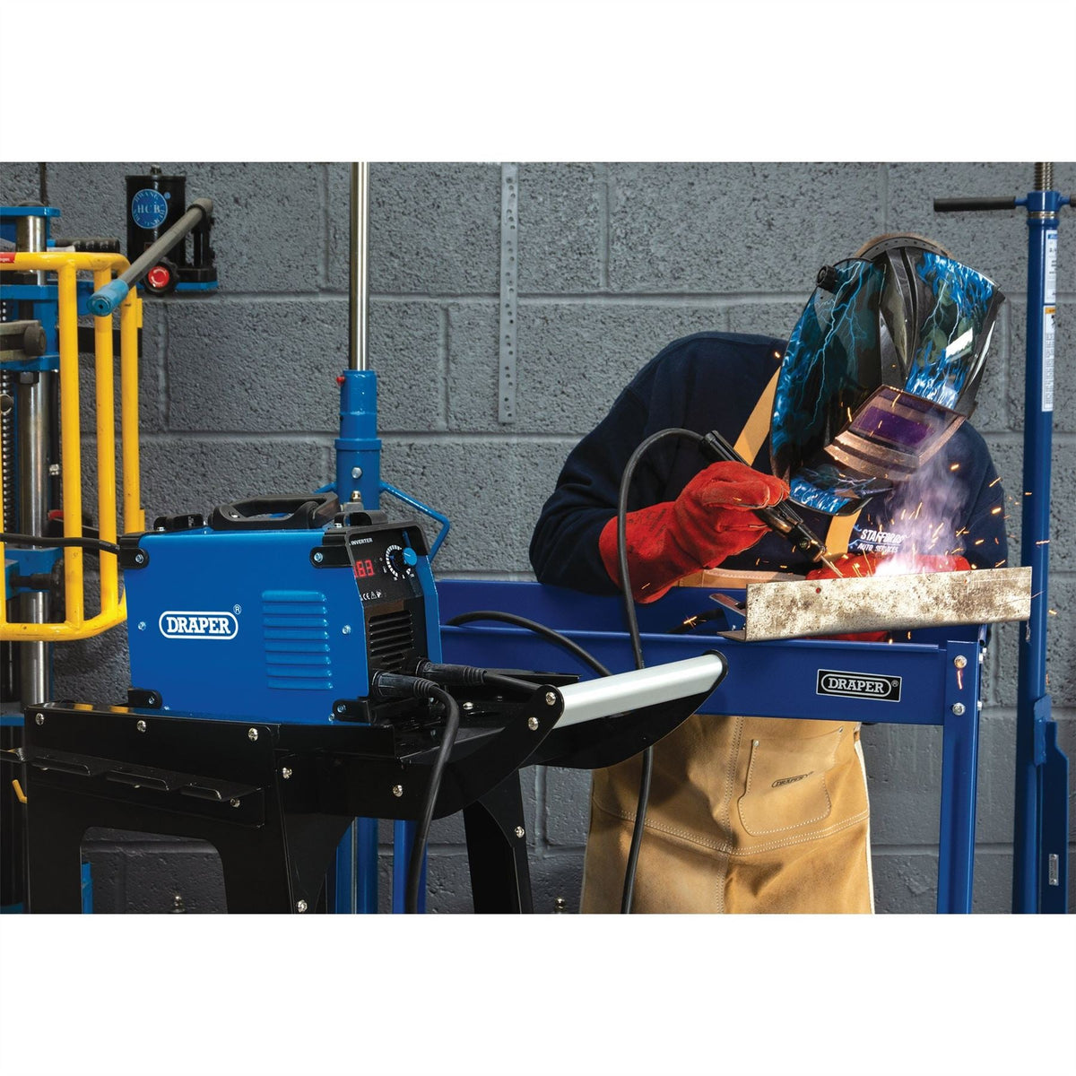 Draper MMA Inverter Welder 180A 70029 White Rose Tools
