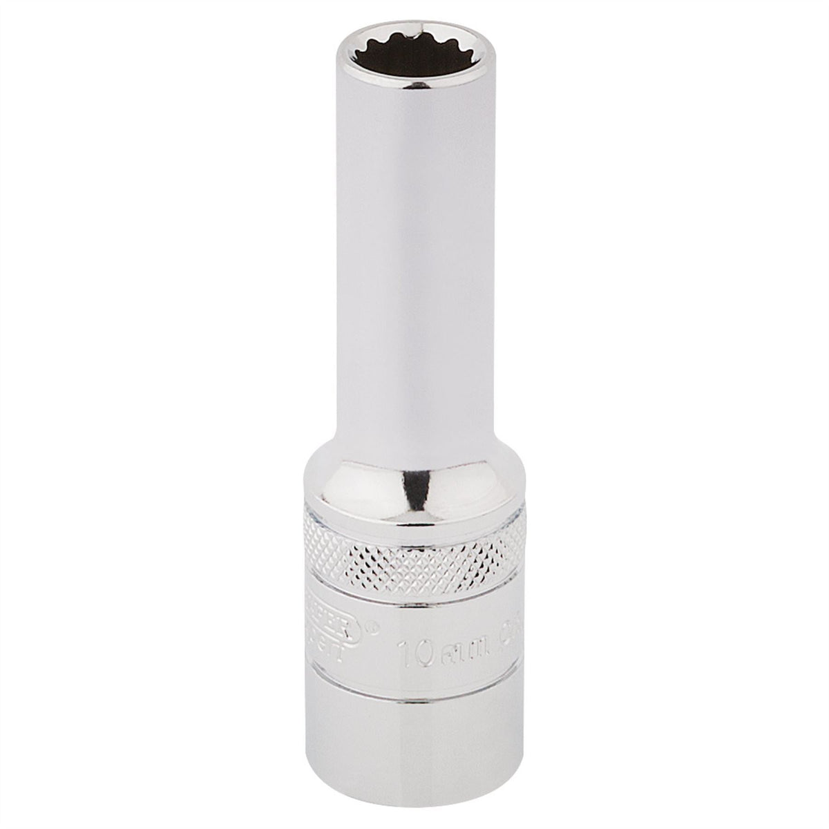 Draper Expert HI-TORQ® 12 Point Deep Socket 1/2" Sq. Dr. 10mm 33730 White Rose Tools