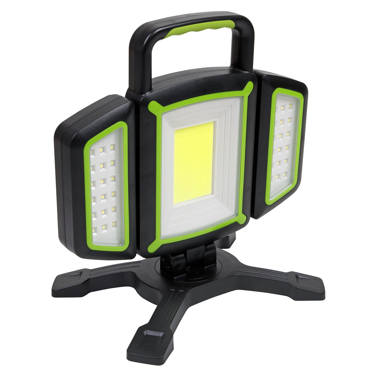 Sealey Rechargeable Flexible Floodlight 18W COB & 9W SMD LED