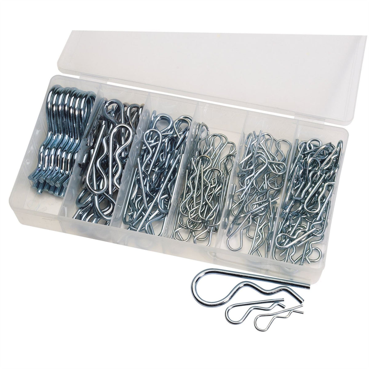 Draper R-Clip Assortment (150 Piece) 56376 White Rose Tools