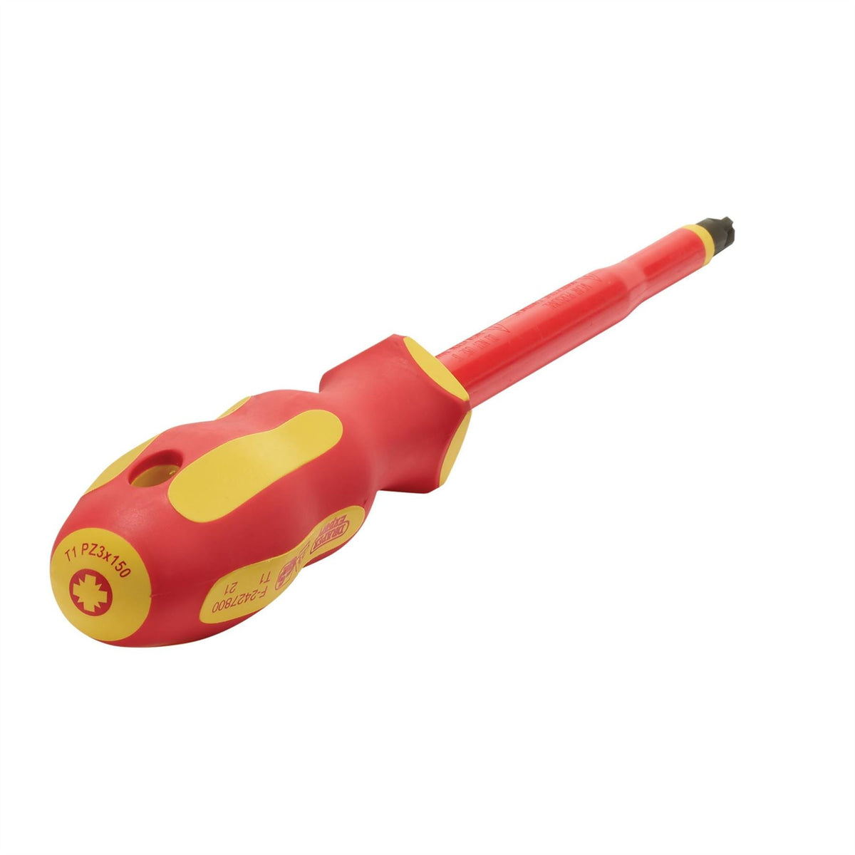 Draper XP1000 VDE PZ Type Screwdriver No.3 x 150mm 64485 White Rose Tools