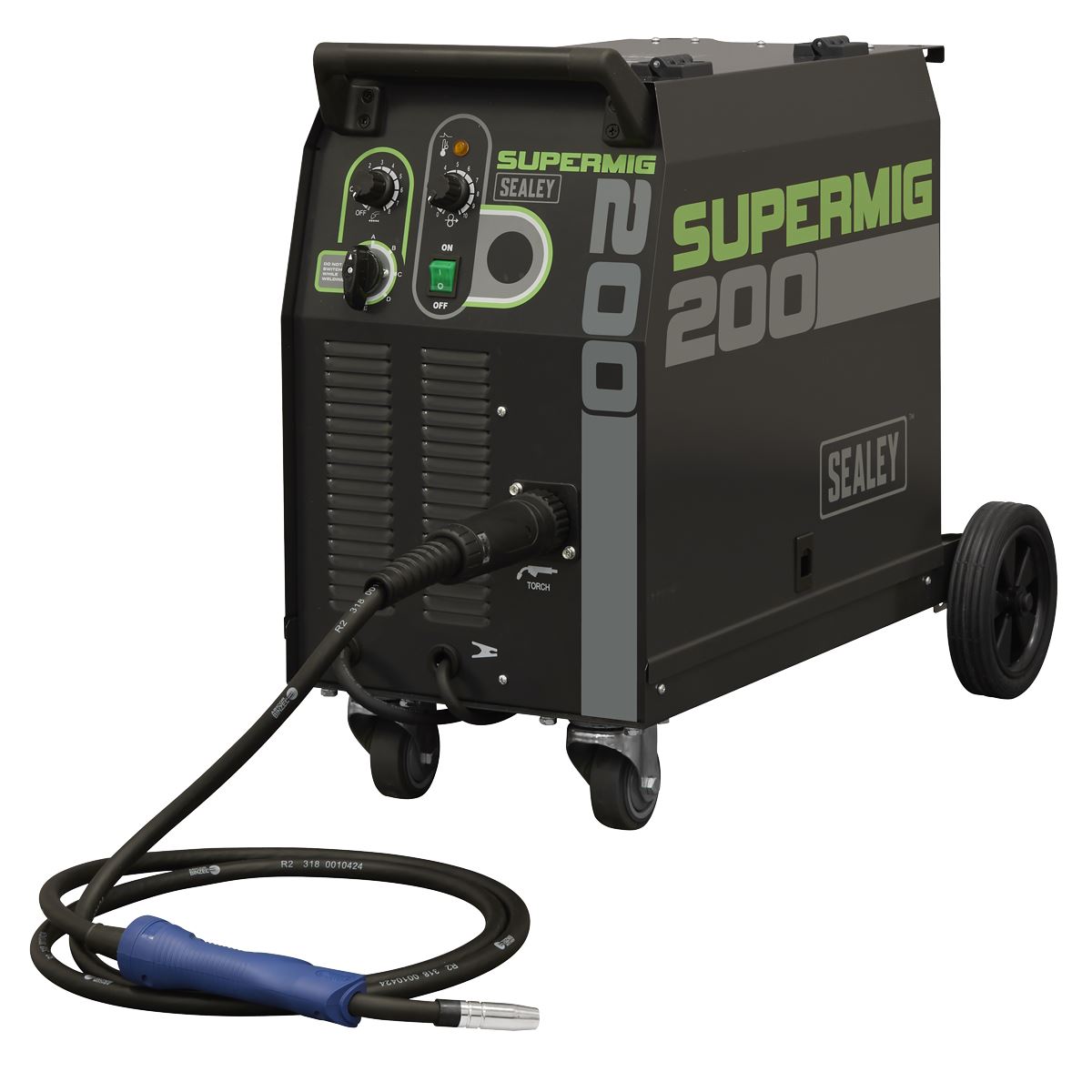 Sealey Professional MIG Welder 200A 230V with Binzel® Euro Torch