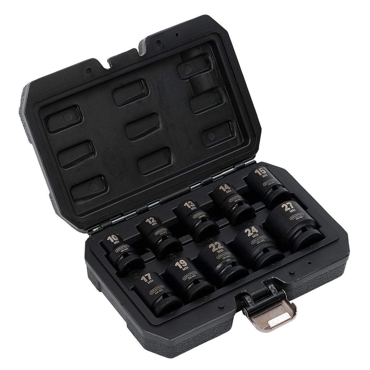 Draper HI-TORQ® Metric Impact Socket Set 1/2" Sq. Dr. (10 Piece) 83092 White Rose Tools