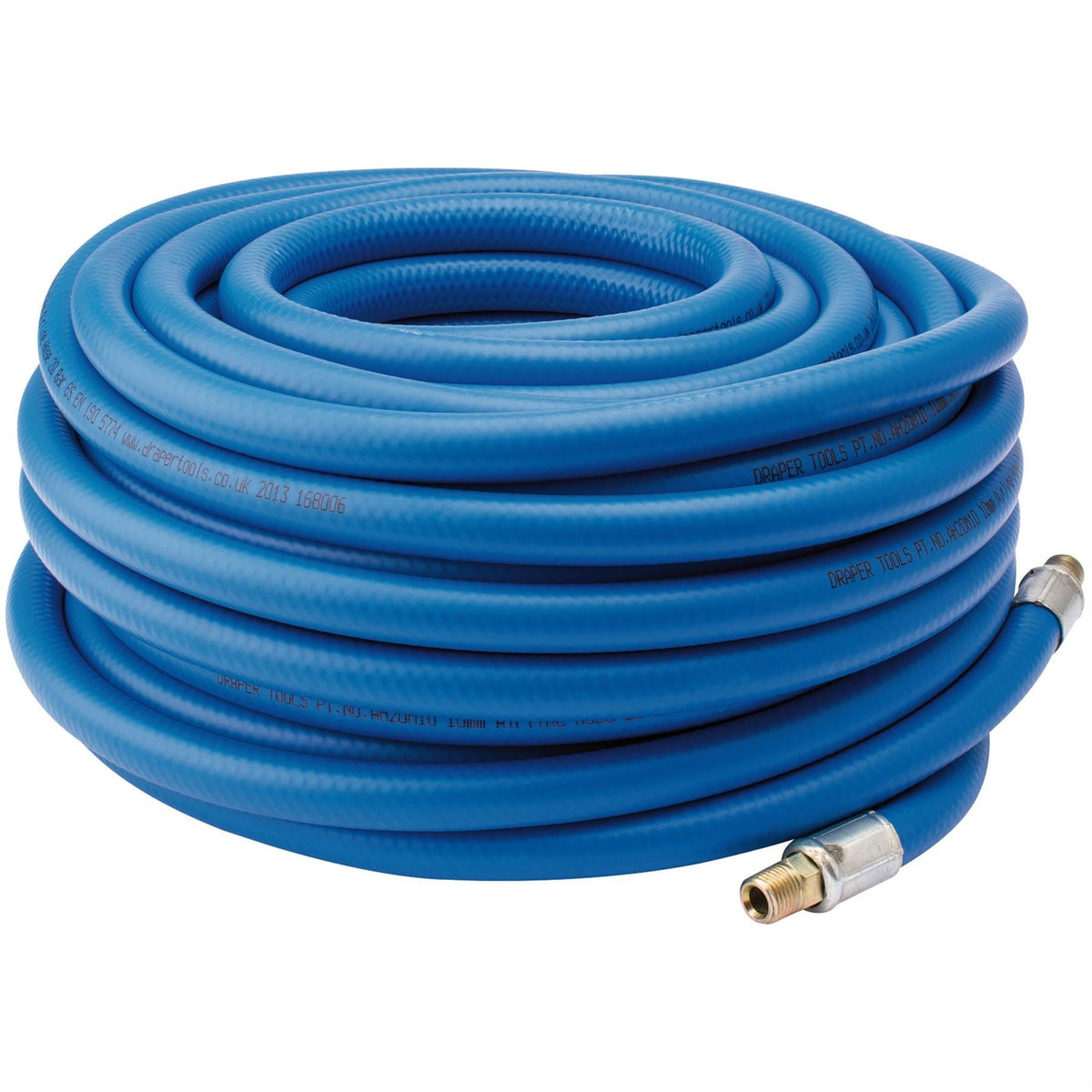 Draper Air Line Hose 20m 3/8"/10mm Bore 1/4" BSP 38338 White Rose Tools