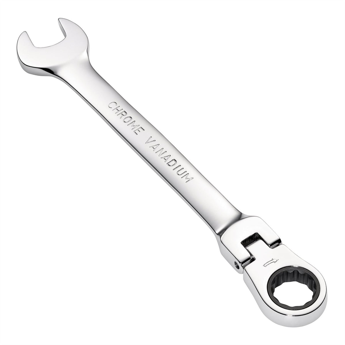 Draper HI-TORQ® Metric Flexible Head Ratcheting Combination Spanner 19mm 52021 White Rose Tools