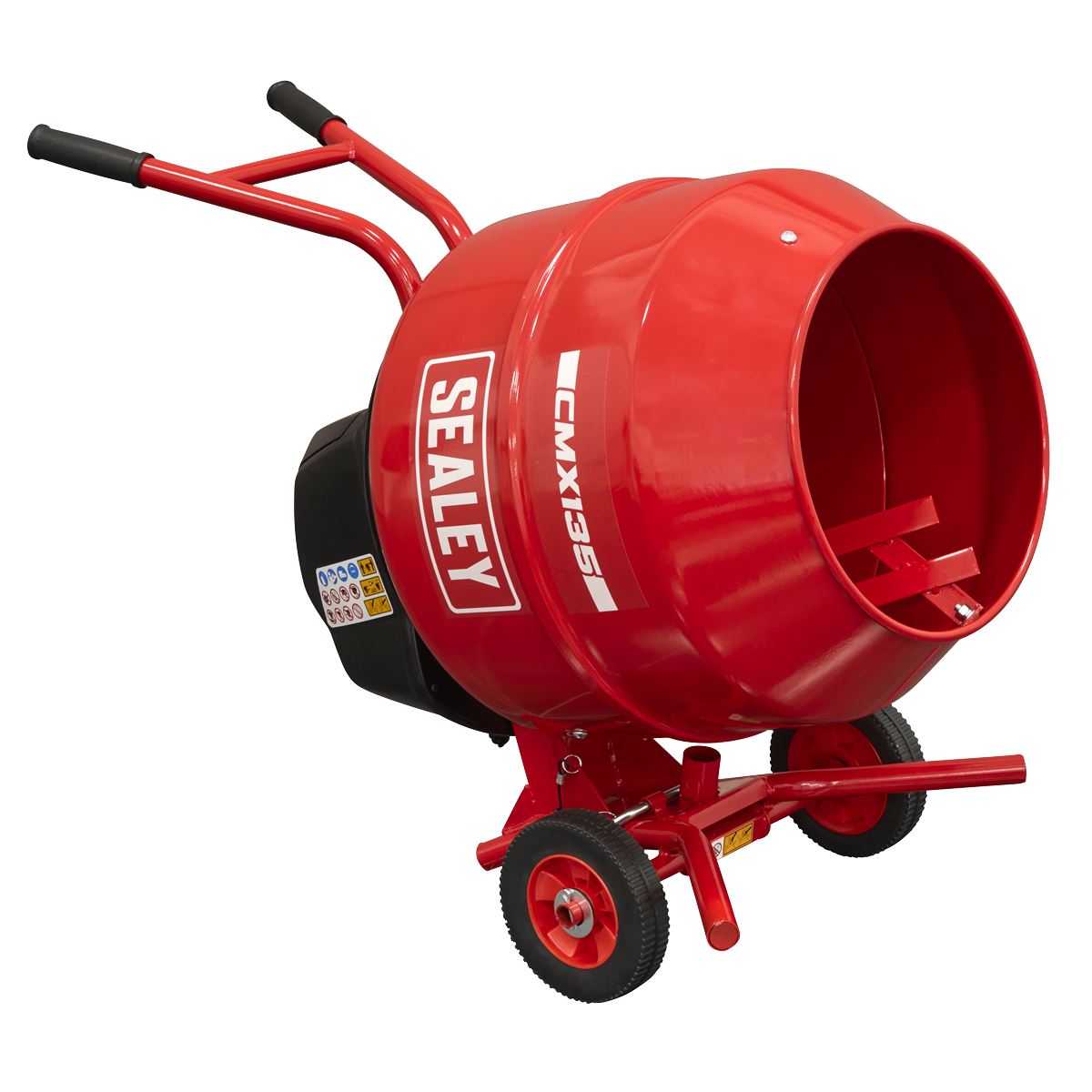 Sealey 135L Cement Mixer with Stand 550W