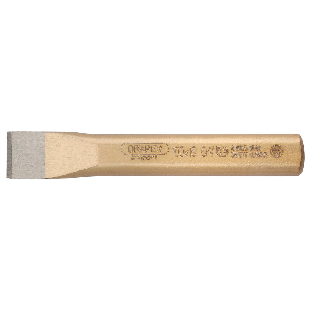 Draper Expert Flat Cold Chisel 16 x 100mm 51588 White Rose Tools