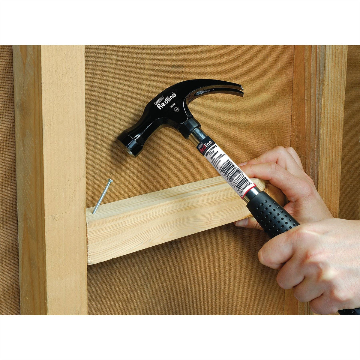 Draper Redline® Claw Hammer 450g/16oz 68822 White Rose Tools