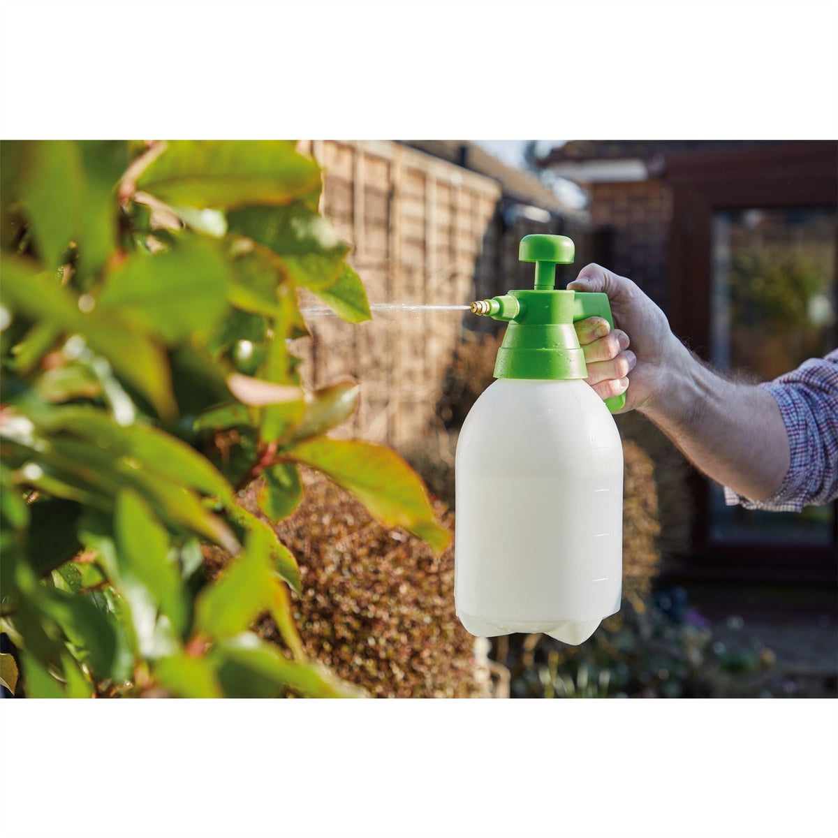 Draper Handheld Pump Action Pressure Sprayer 2.5L 82467 White Rose Tools