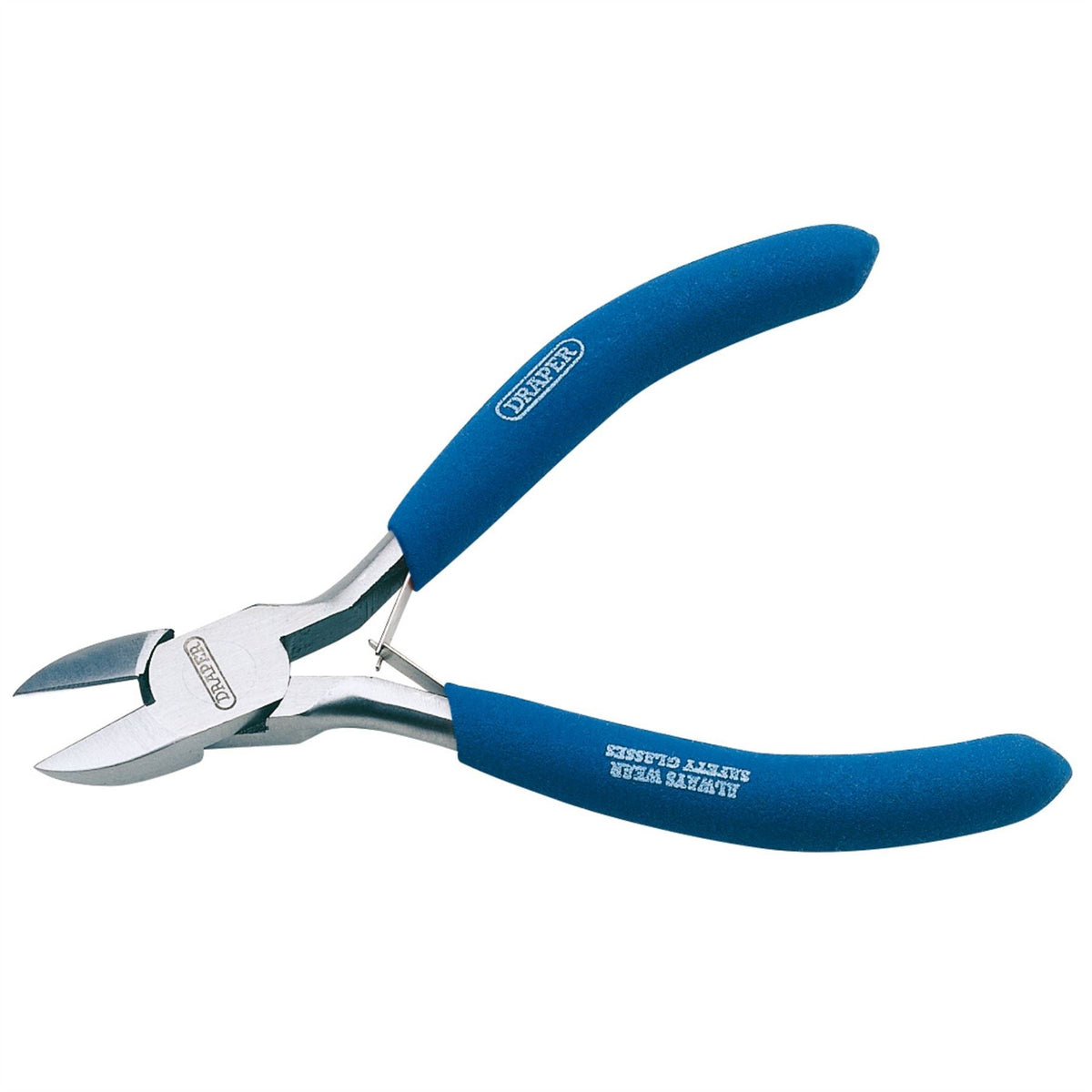 Draper Carbon Steel Diagonal Side Cutter 110mm 60743 White Rose Tools