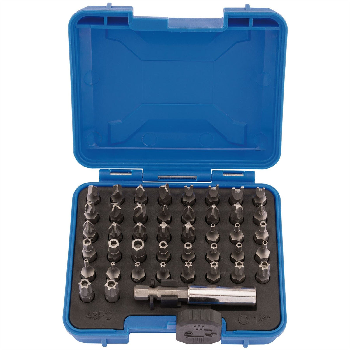 Draper Security Screwdriver Bit Set (43 Piece) 82397 White Rose Tools