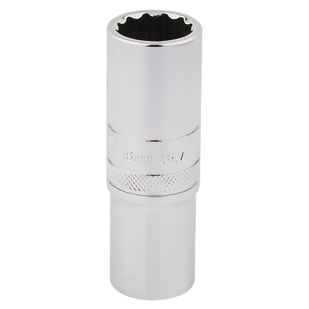 Draper Expert HI-TORQ® 12 Point Deep Socket 1/2" Sq. Dr. 18mm 33741 White Rose Tools
