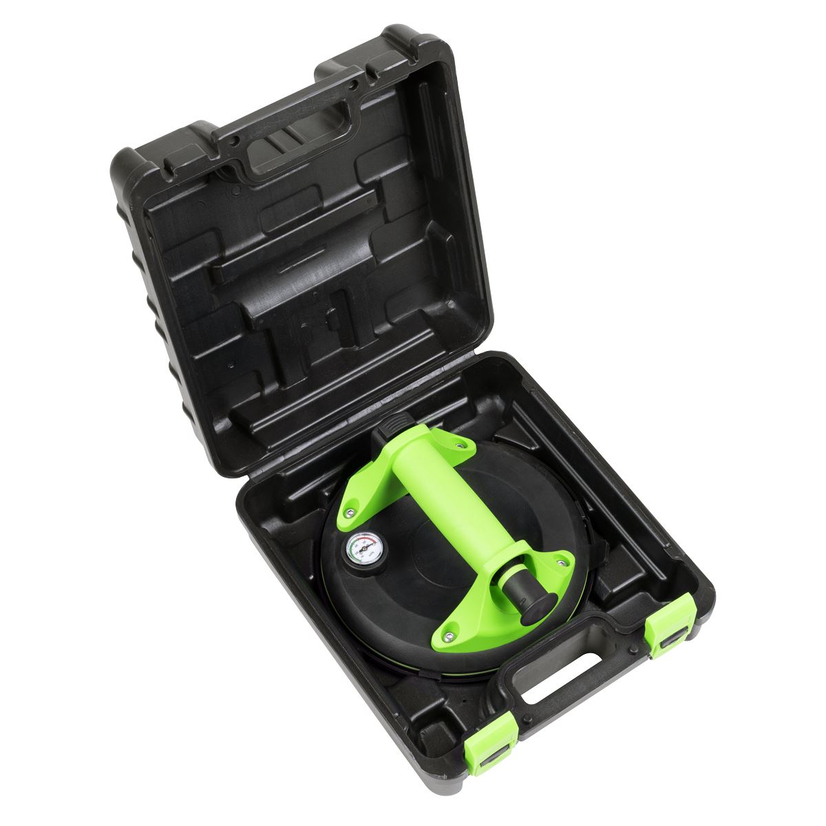 Sealey Heavy Lift Suction Cup with Vacuum Grip Pressure Gauge