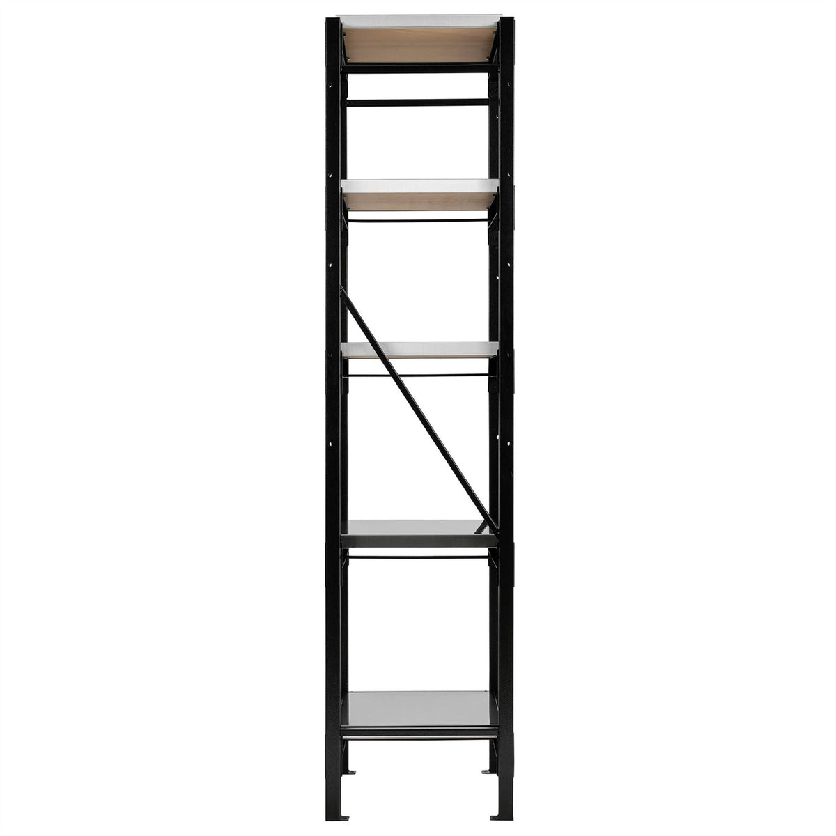 BUNKER 22 Piece Modular 5 Tier Racking with Stainless Steel Shelving 750mm 32444 White Rose Tools