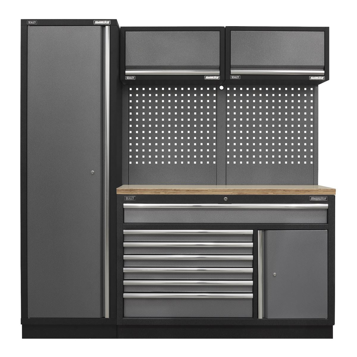 Sealey Superline Pro Superline PRO® 1.96m Storage System - Pressed Wood Worktop