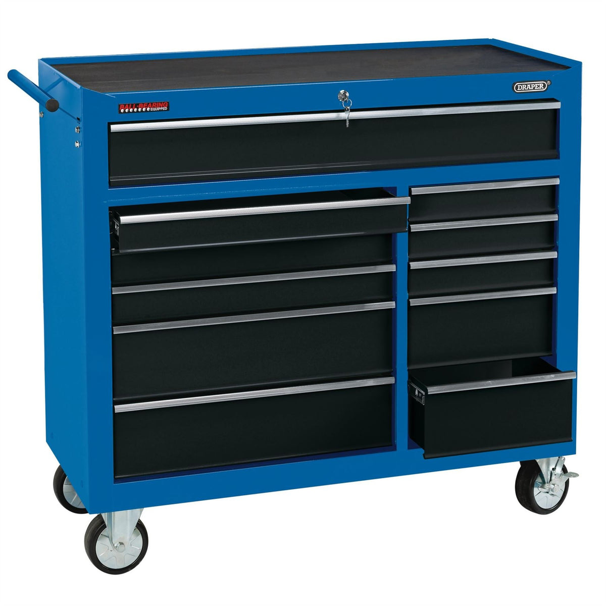 Draper Roller Tool Cabinet 11 Drawer 40" Blue 15222 White Rose Tools