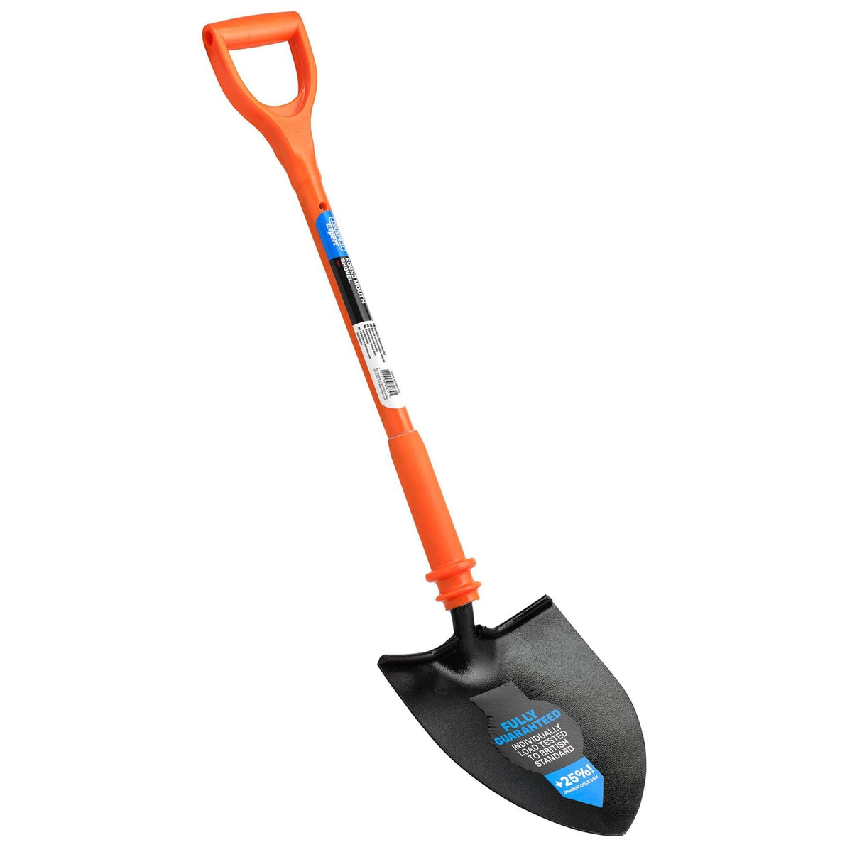 Draper Expert Fully Insulated Contractors Round Mouth Shovel 82639 White Rose Tools