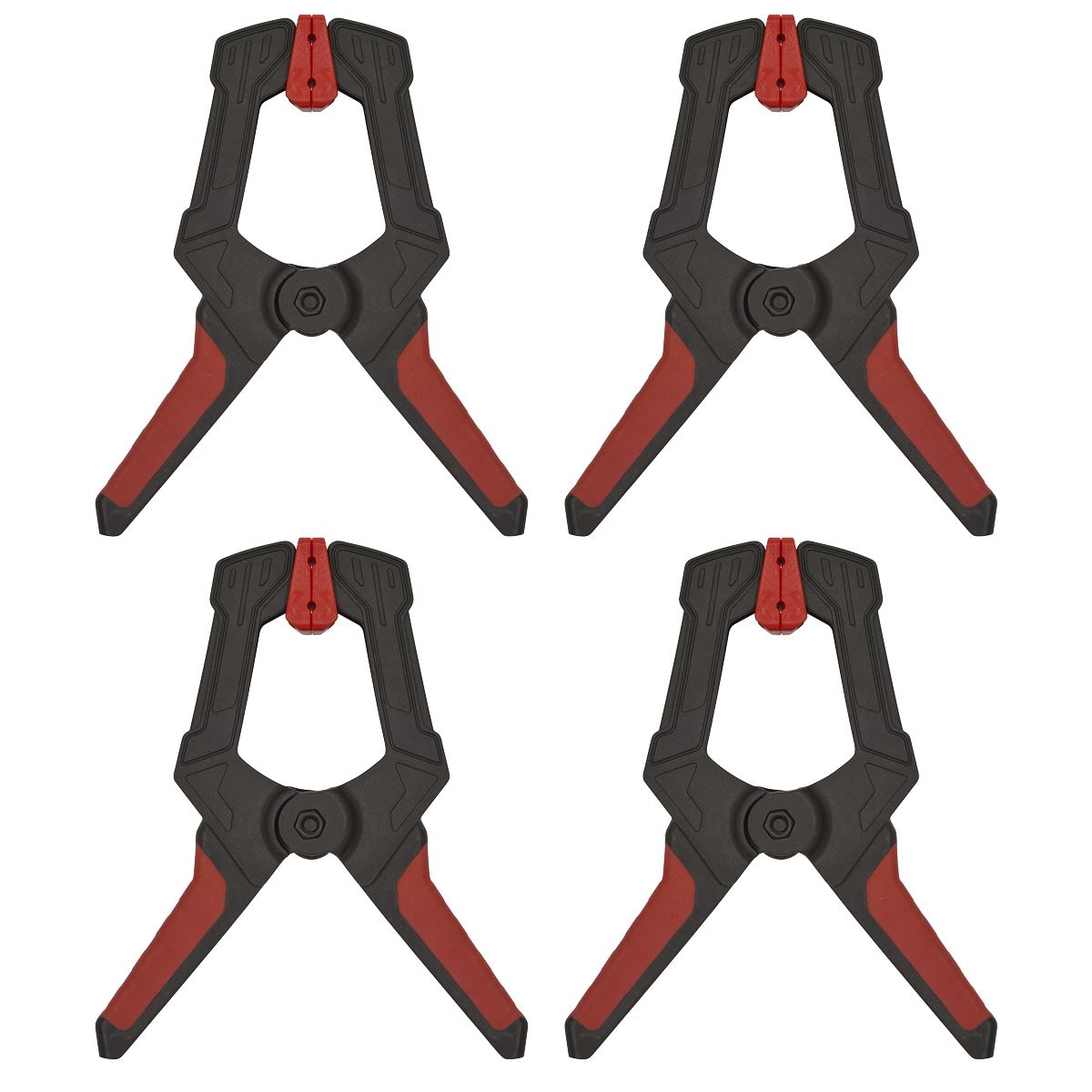 Sealey Spring Clamp Set 80mm 4pc