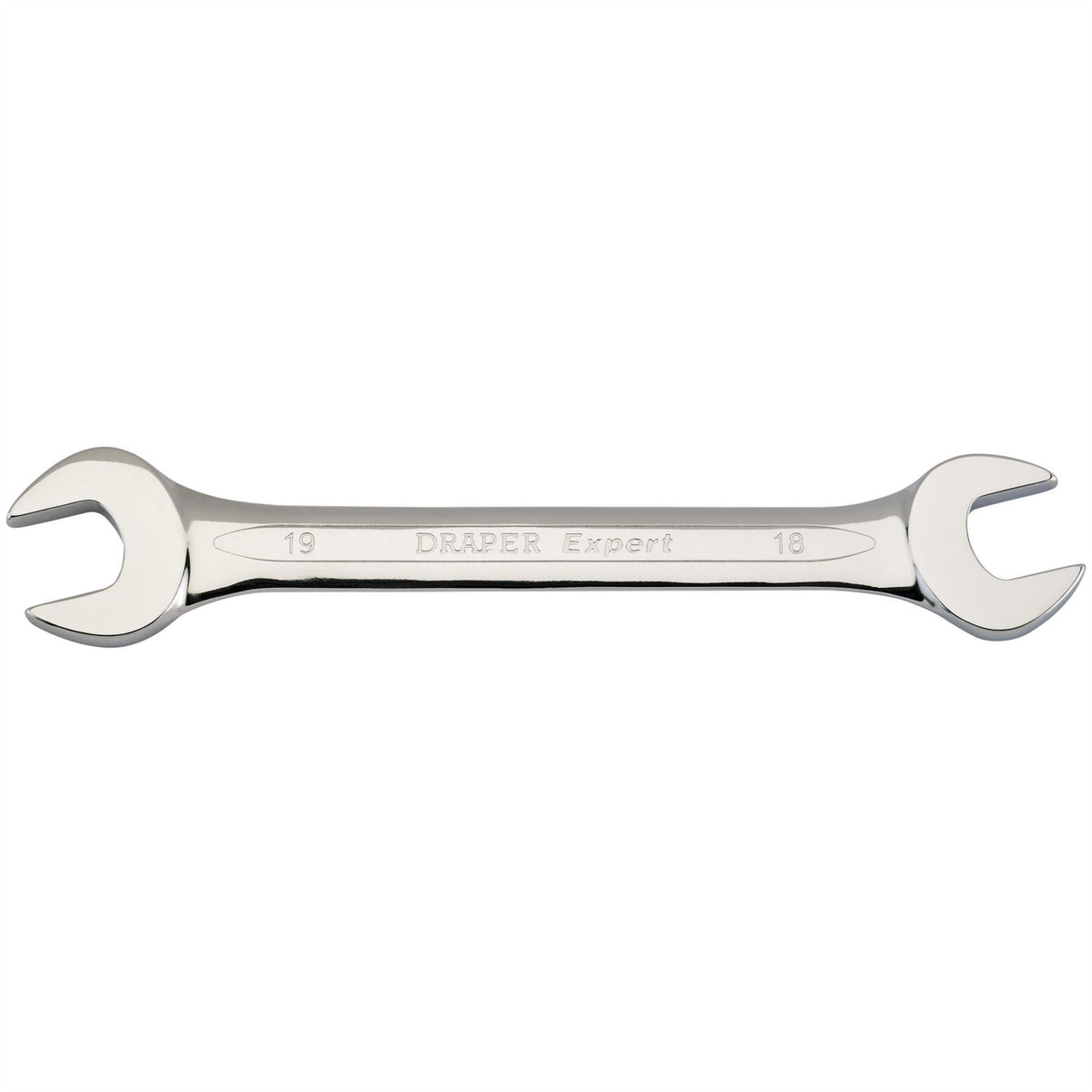 Draper Expert Open End Spanner 18 x 19mm 55719 White Rose Tools