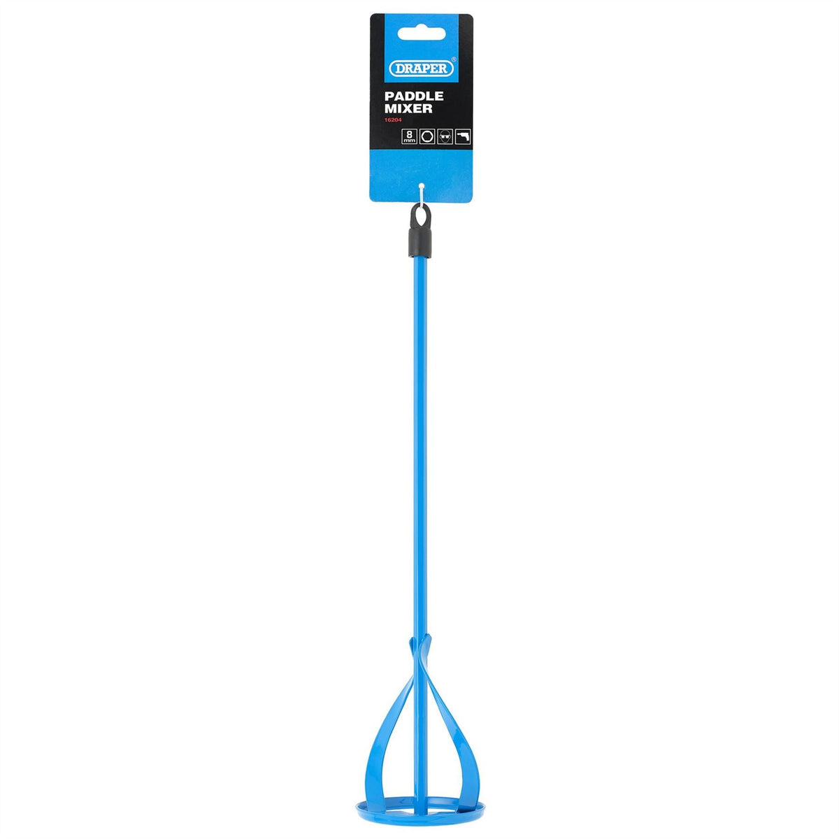 Draper Paint Mixer 80 x 400mm 8mm Hex. 16204 White Rose Tools