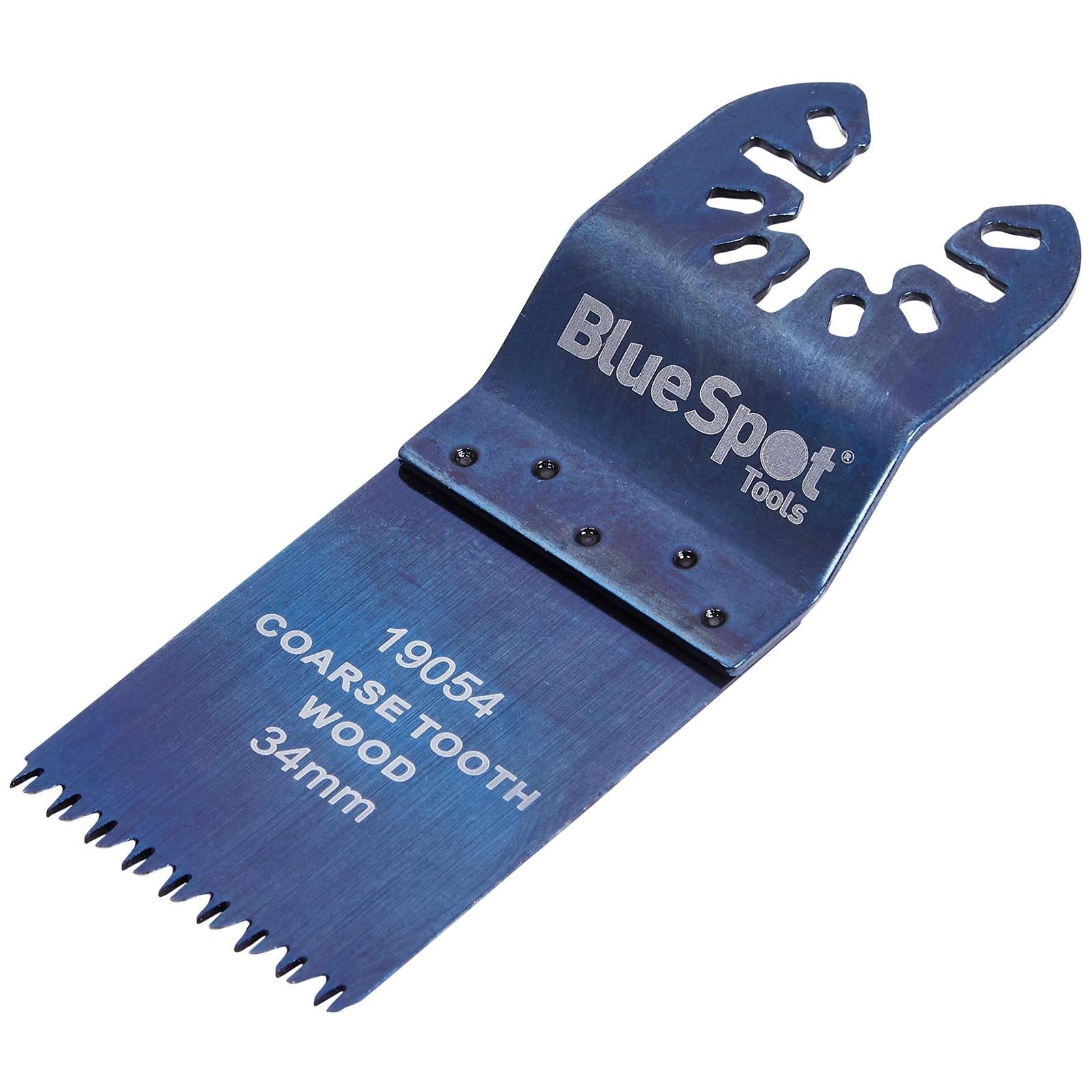 BlueSpot Multi Tool Blade Japanese Coarse Tooth 34mm OMT for Wood Plastic