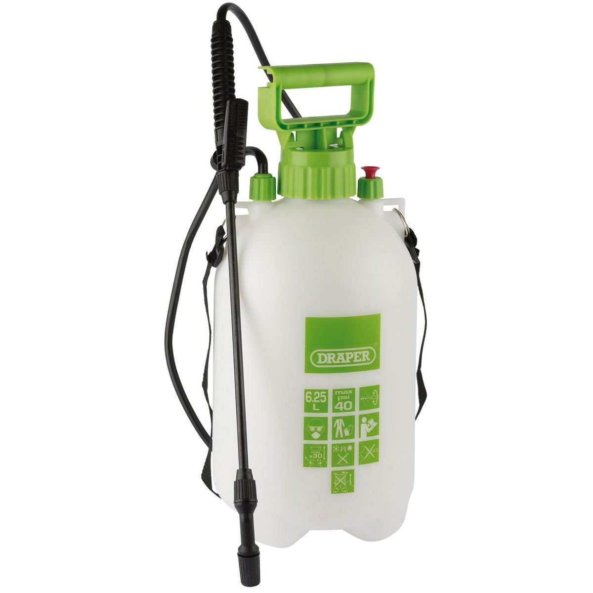 Draper Pressure Sprayer 6.25L 82468 White Rose Tools