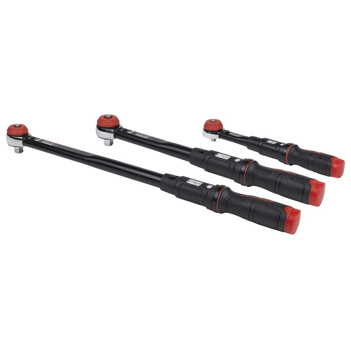 Sealey Premier Black Calibrated Micrometer Torque Wrench Set 3pc White Rose Tools