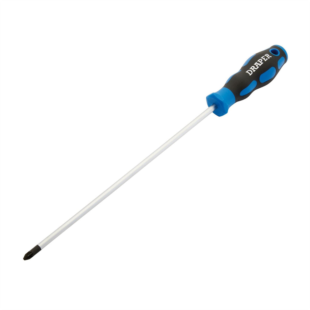 Draper Soft Grip PZ TYPE Screwdriver No.2 x 250mm 48930 White Rose Tools
