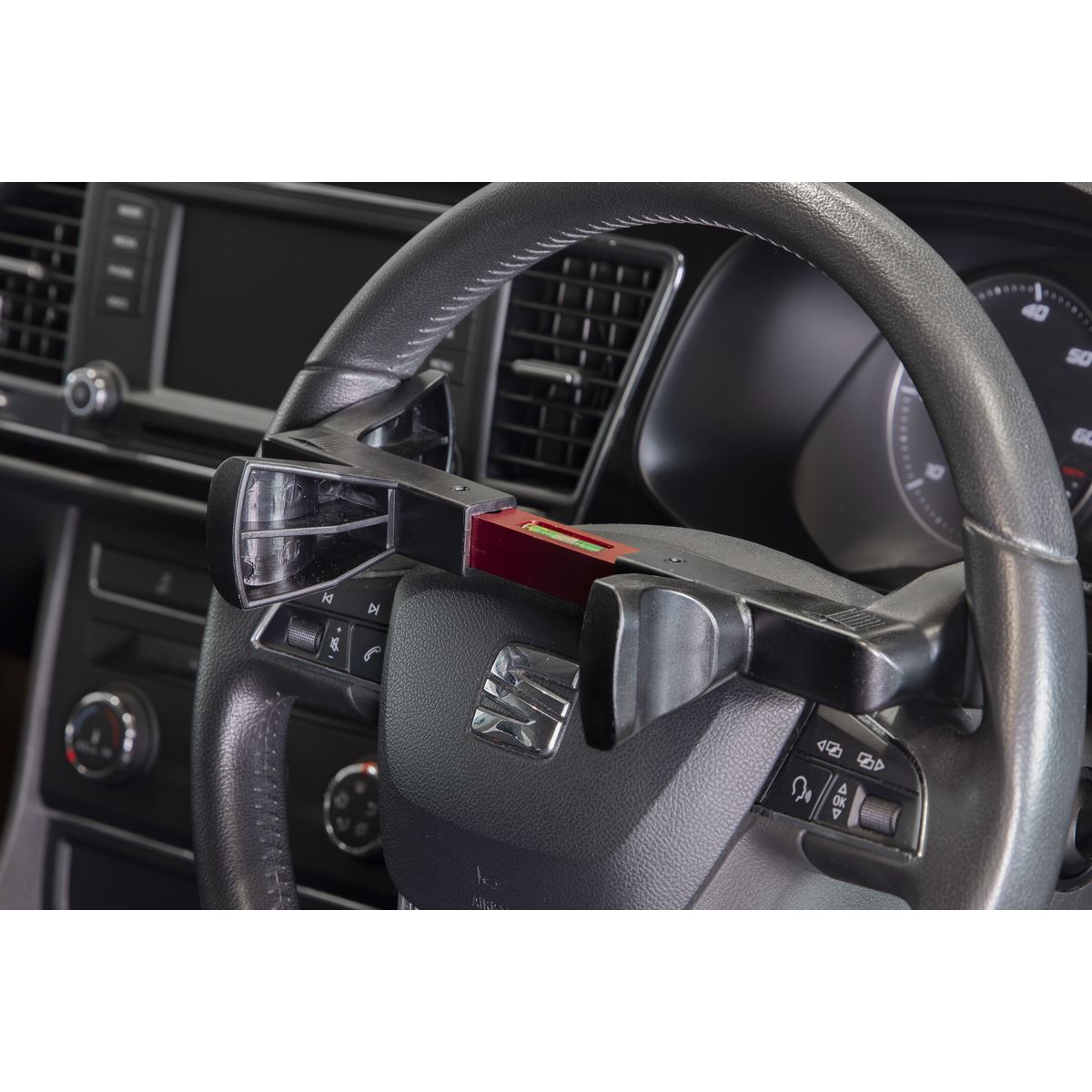 Sealey Dual Steering Wheel Level White Rose Tools