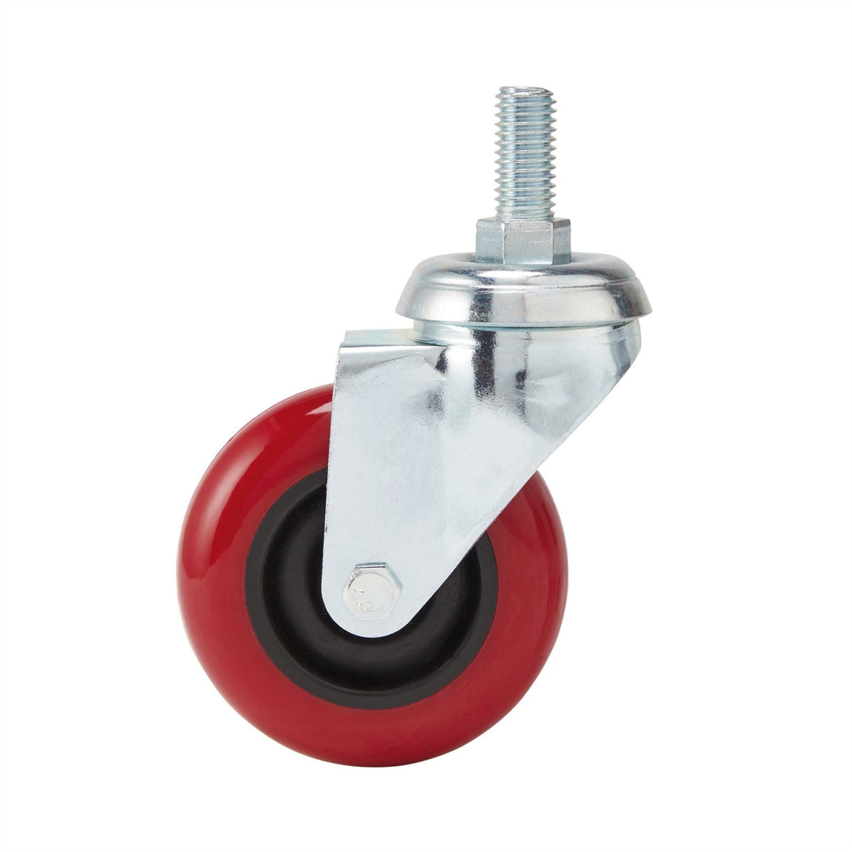 Draper Swivel Bolt Fixing Polyurethane Wheel 75mm Diameter S.W.L. 70kg 65515 White Rose Tools