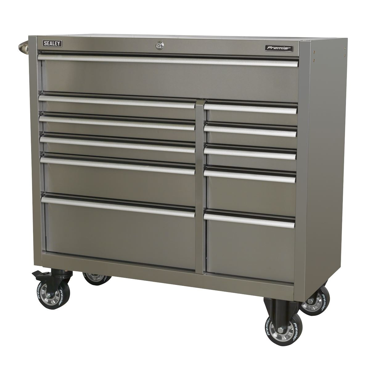 Sealey Premier Rollcab 11 Drawer 1055mm Extra-Wide Stainless Steel Heavy-Duty