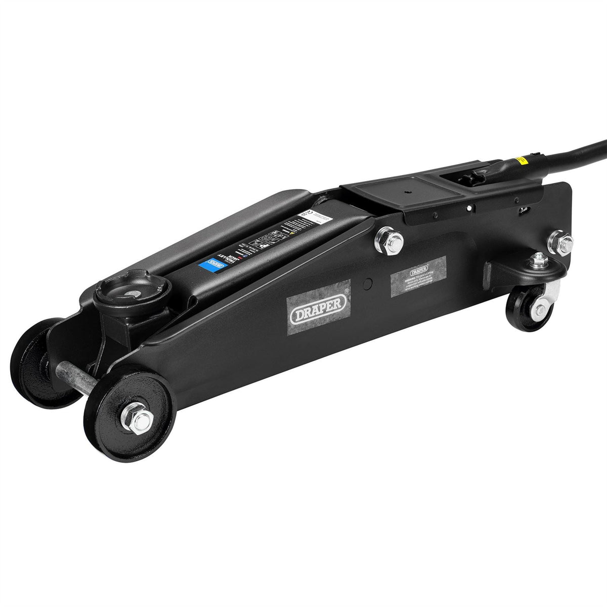 Draper Trolley Jack 3 Tonne Black 27635 White Rose Tools