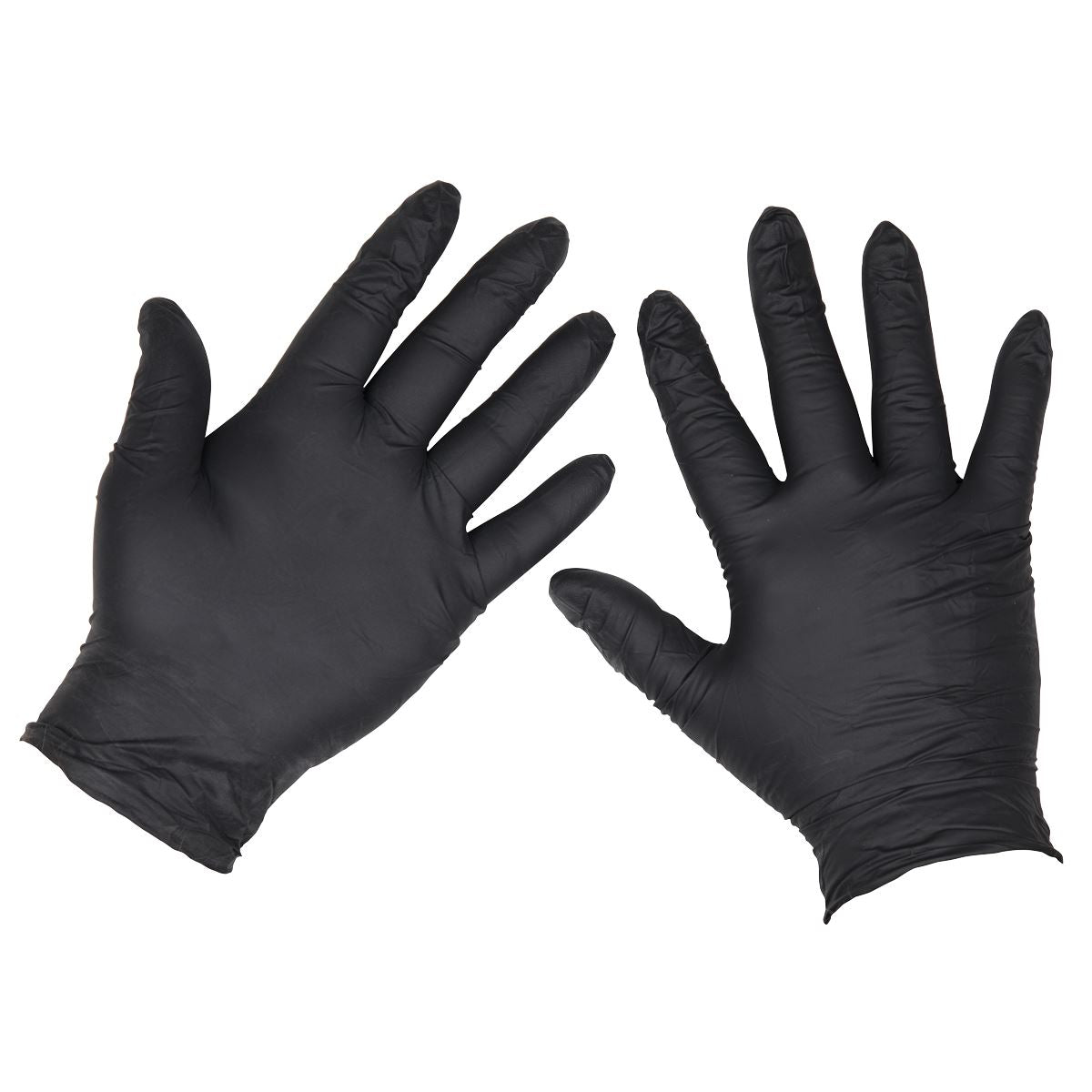 Sealey Extra Thick Powder-Free Disposable Nitrile Gloves, X-Large - Pack of 100 White Rose Tools