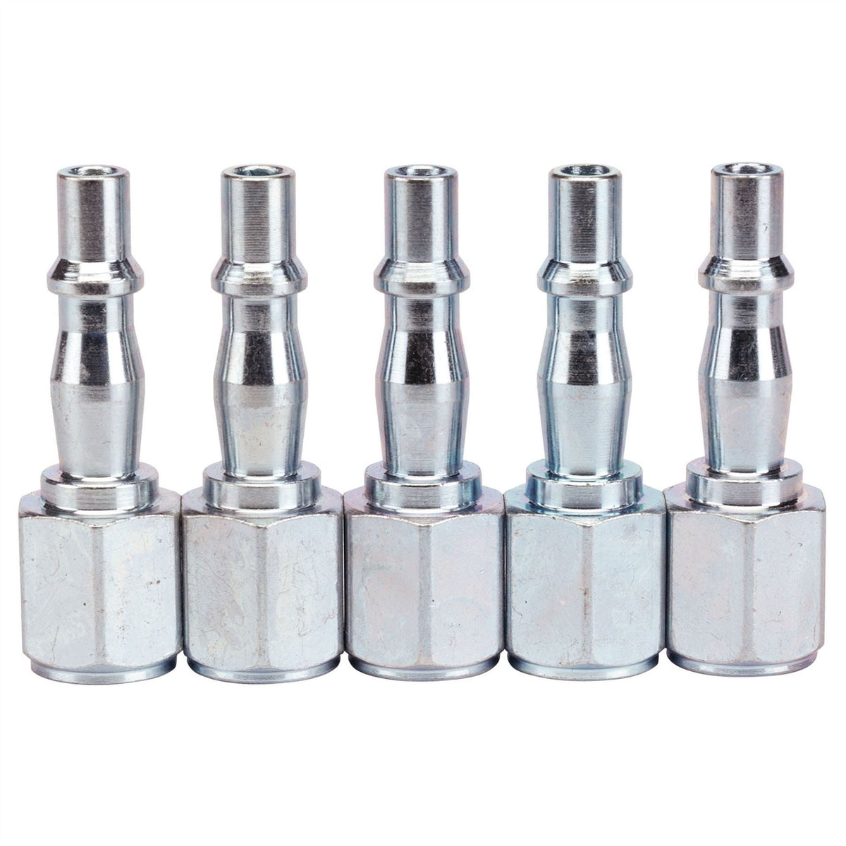 Draper 1/4" BSP Female Coupling Screw Adaptors (Pack of 5) 81297 White Rose Tools