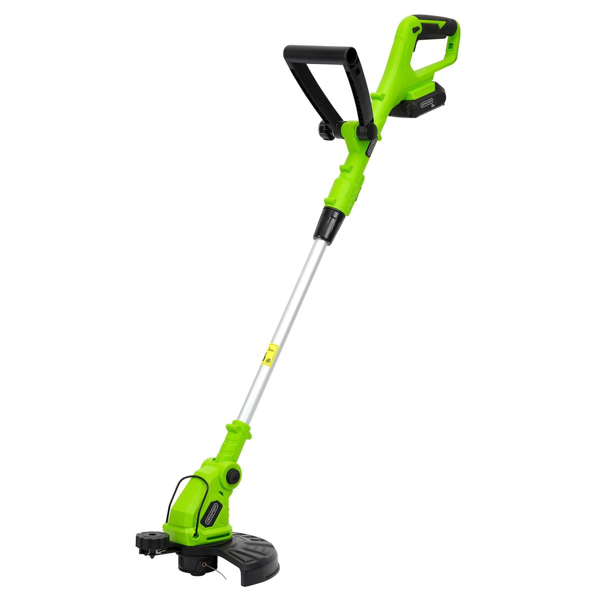 Draper 18V 2-in-1 Grass Trimmer 1 x 2.0Ah Battery 1 x Charger 31860 White Rose Tools