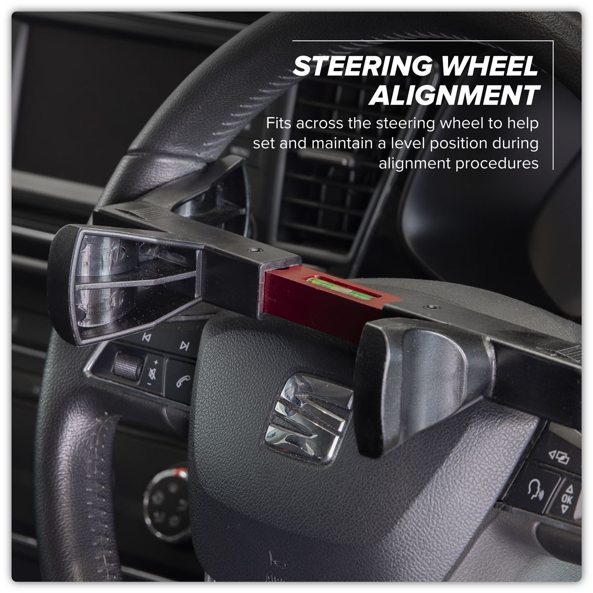 Sealey Dual Steering Wheel Level White Rose Tools