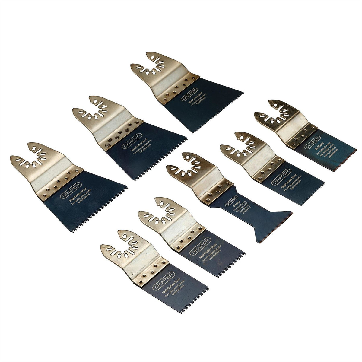 Draper Oscillating Multi-Tool Blade Set (8 Piece) 70483 White Rose Tools