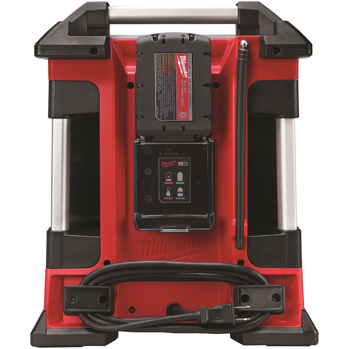 Milwaukee M18 Jobsite Radio Charger with Bluetooth Bare Unit M18RC-0 White Rose Tools