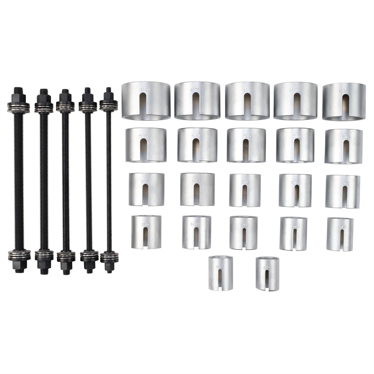 Draper Expert Bearing Seal and Bush Insertion/Extraction Kit (27 Piece) 59123 White Rose Tools