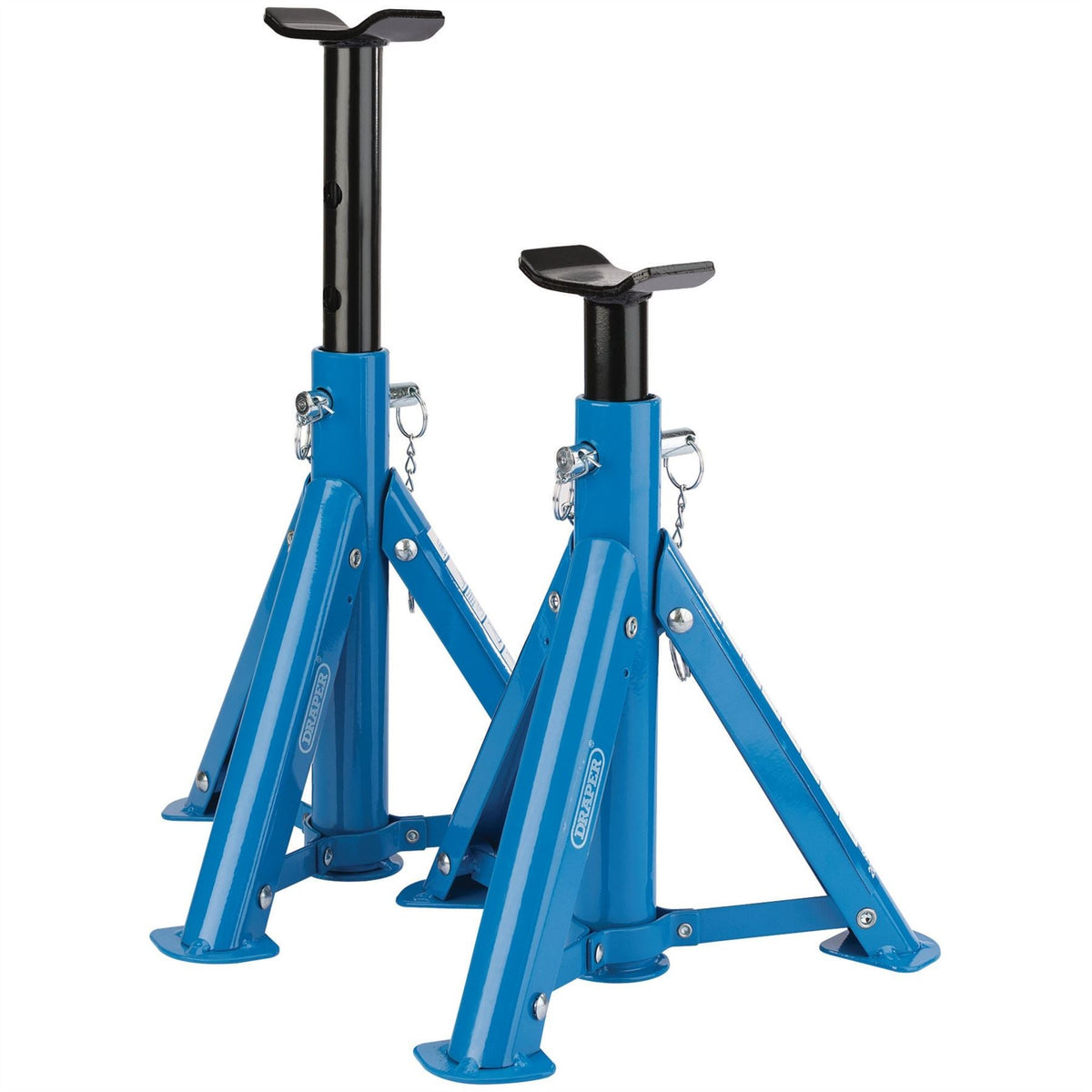 Draper Folding Axle Stands 2 Tonne (Pair) 55319 White Rose Tools