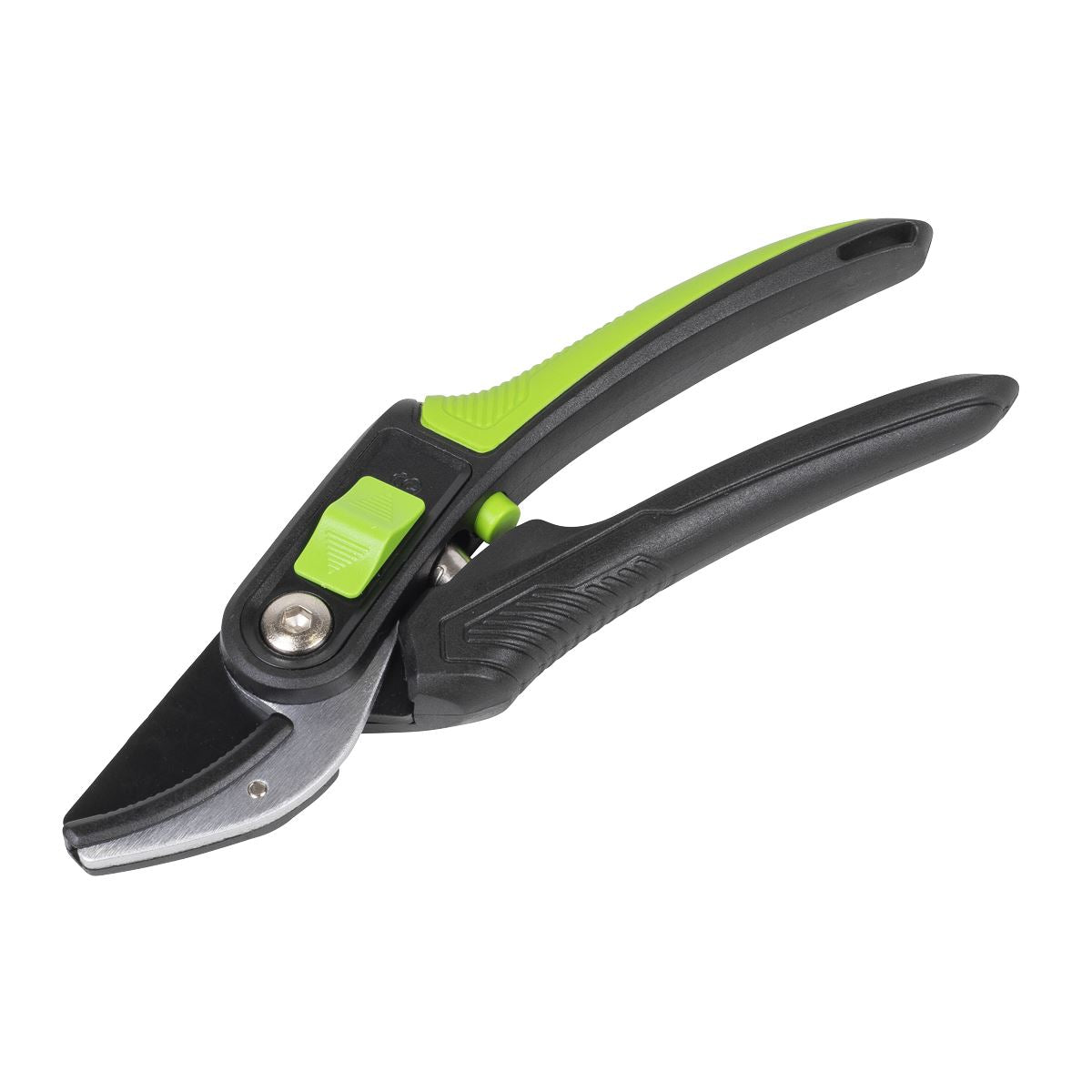 Sealey Anvil Secateurs with Soft Grip Handle, 3-Stage Safety Lock & Carbon Steel Blade, 220mm